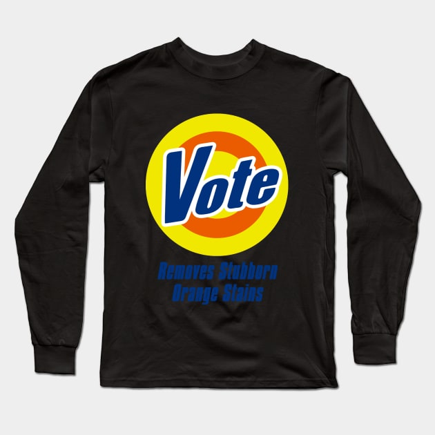 Vote (Tide Parody) Long Sleeve T-Shirt by irvanelist